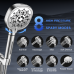 Filtered Shower Head with Handheld, High Pressure Shower Head with Filters|5” Large Panel, 8 Modes Showerhead, Removes Chlorine for Hard Water, Improves Skin & Hair, Built-in Power Wash, Holder & Hose Filtered Shower Head with Handheld, High Pressure Shower Head with Filters|5” Large Panel, 8 Modes Showerhead, Removes Chlorine for Hard Water, Improves Skin & Hair, Built-in Power Wash, Holder & Hose
